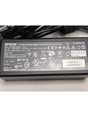 Genuine Epson A361H AC Adapter 20V 1.68A 42W Power Supply OEM
